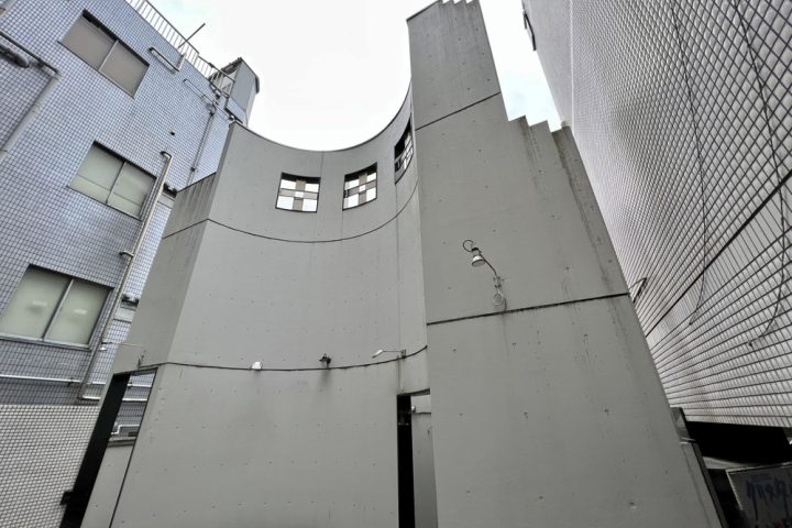 東京都,台東区,目隠し壁,2枚造り,足場,工事